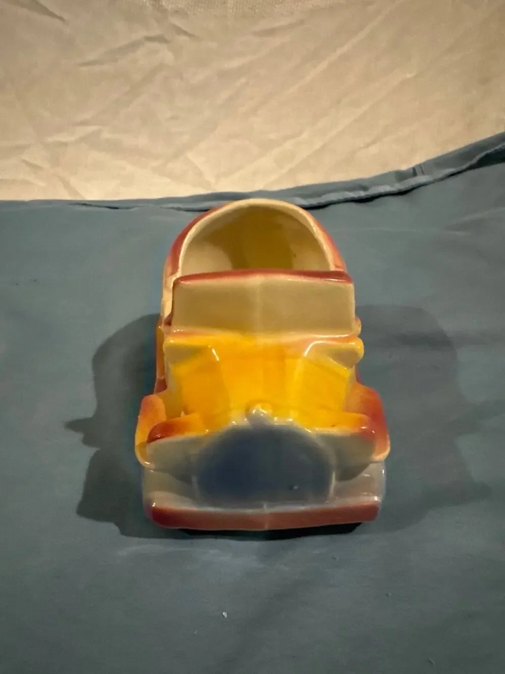Vintage Shawnee Pottery Antique Car Planter USA 506 Mid Century Ceramic Jalopy